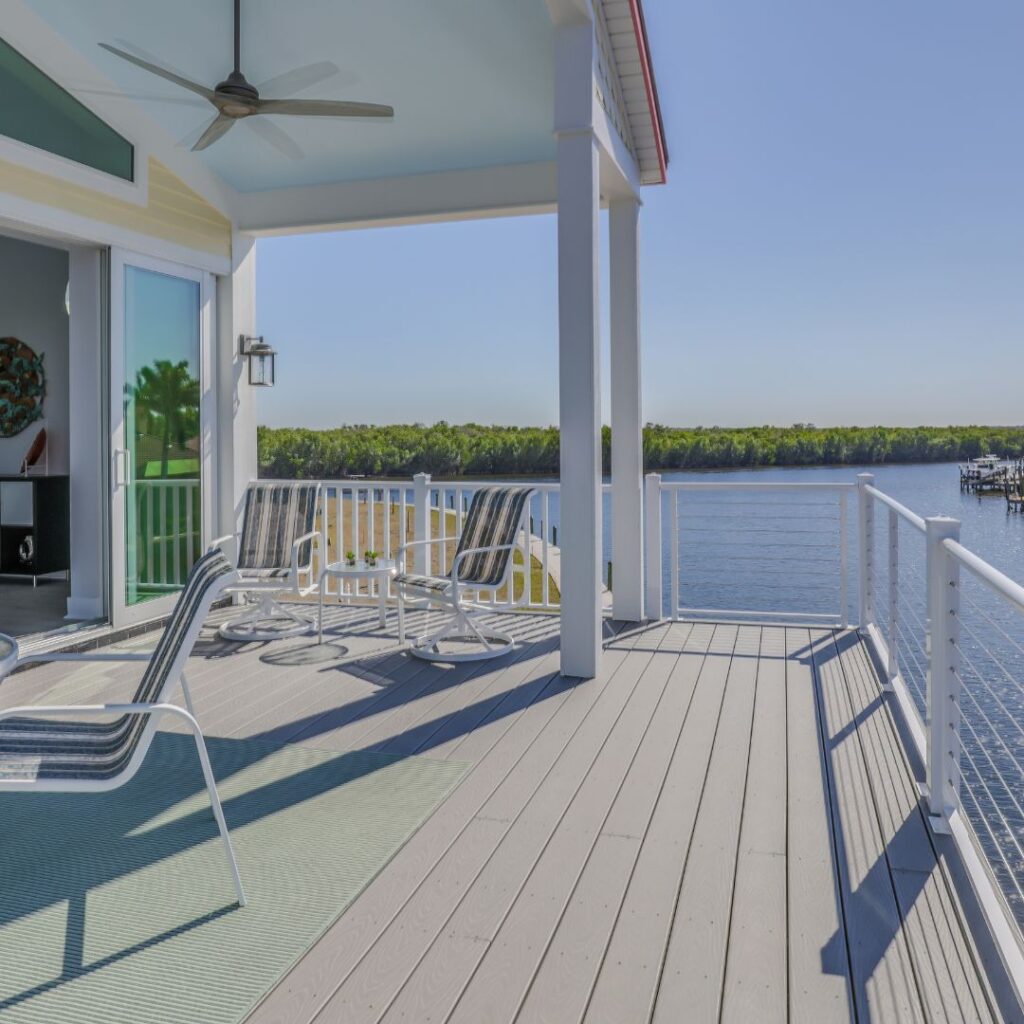 deck on the water